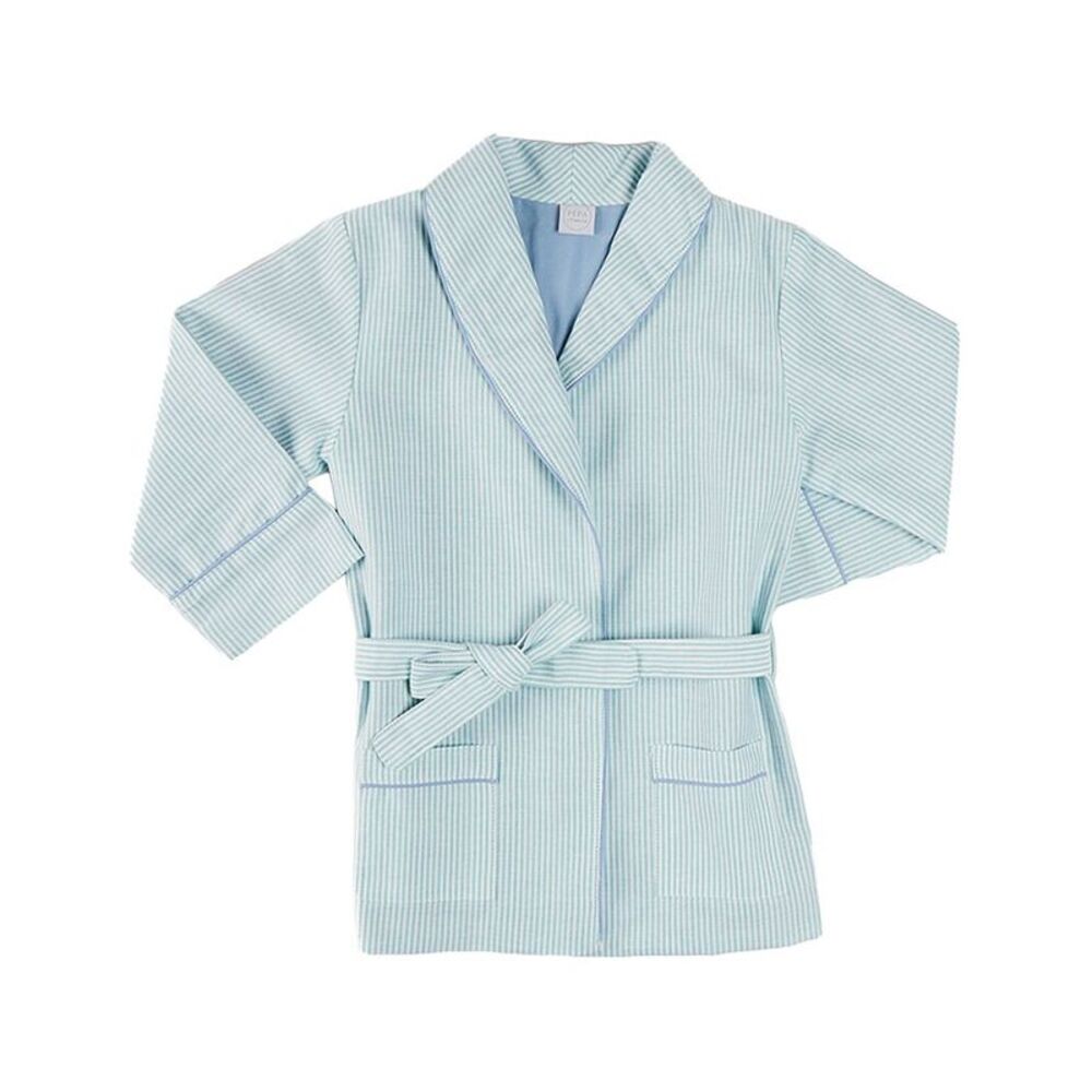Pepa London Girls  Rochester Striped Dressing Gown, Green